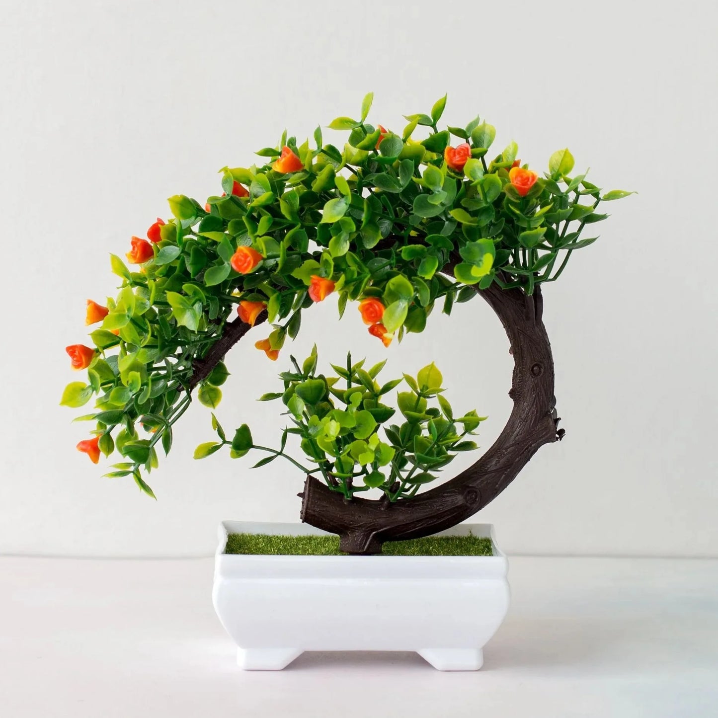 Plantas Bonsai Artificiais em Vasos