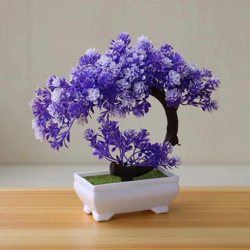 Plantas Bonsai Artificiais em Vasos